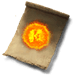 scroll of flaming sphere scrolls solasta wiki guide 75px