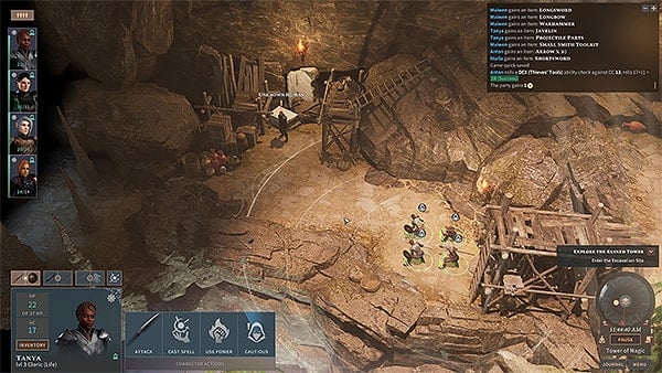 worker in the cave walkthrough solasta wiki guide 600px